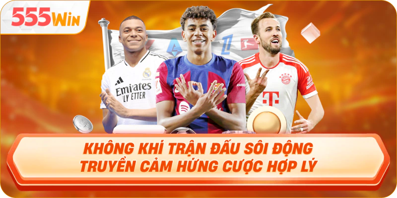 Không khí trận đấu sôi động truyền cảm hứng cược hợp lý